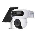 EZVIZ Battery-Powered PT IP Camera with Solar Panel Kit | CS-HB90x/SP | 4+4 MP | 2.8mm/6mm | IP65 | H.264/H.265 | Micro SD