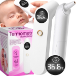 Isikliku hoolduse tooted // Personal hygiene products // Termometr bezdotykowy na podczerwień medyczny lcd alarm gorączki do ucha czoła - er991