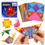 Kontoritehnika // Muu kontoritehnika // Zestaw Do Origami Papier Kolorowy Książeczka Instruktażowa 100 Arkuszy
