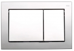 TECEBASE TOILET PUSH PLATE CHROME BRIGHT