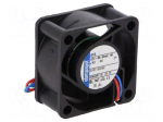 Fan: DC | axial | 40x40x20mm | 10m3/h | 18dBA | slide bearing | 6000rpm
