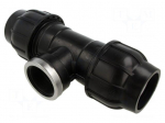 Splice terminal: clamping | for PE pipes | Plast | Medium: water