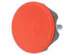 Knob | &Oslash;: 56mm | Ext.thread: M8 | 30mm | technopolymer (PA) | Cap: red