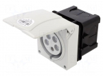 Connector: AC supply 3-phase | socket | female | 32A | 400VAC | IP44