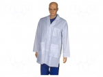 Coat | ESD,unisex | white | M | <100G&Omega; | 115g/m2