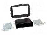 Radio frame | Alfa Romeo | 2 DIN | black