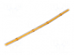 COB LED tape | white warm | LED/m: 320 | 8mm | IP65 | 120&deg; | 5.5W/m | 24VDC