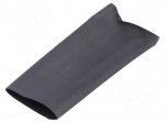 Heat shrink sleeve | thin walled | 3: 1 | 18mm | L: 30m | black