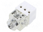 Contact block | IP20 | Contacts: NO x2 | 3mm | -30&divide;70&deg;C