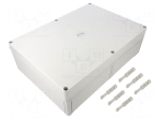 Enclosure: multipurpose | X: 254mm | Y: 361mm | Z: 111mm | TK PC | grey