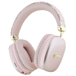 Guess Bluetooth on-ear headphones GUBHK1GCTCSP Gcube Metallic Script Logo / pink