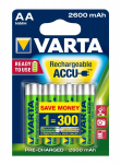 Varta Direct Energy AA NiMH Rechargeable Batteries, 2100mAh, 4-Pack