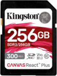 Kingston Canvas React Plus 256GB SDXC Memory Card (Black, UHS-II U3, Class 10, V90)