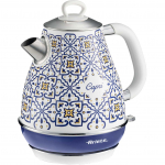 Ariete Capri kettle, white/multicoloured, 2000 watts, 1.7 liters