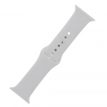 Fusion Accessories viedpulksteņa siksniņa priek&scaron; Apple Watch (38/40/41 mm) | silikons | pelēka