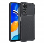 Samsung Fusion Carbon Premium silikona vāciņ&scaron; Samsung A22 5G melns