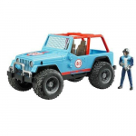 Bruder Professional Series Jeep Cross country Racer blue with driver - 02541