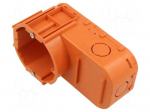 Enclosure: junction box | &Oslash;: 68mm | plaster embedded | IP30 | H: 60mm