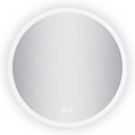 LED mirror with heating function ETERNA, &Oslash; 80 cm, 2700-6500K, 18W, 1980Lm, IP44