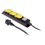 Elektrimaterjalid // Elektri laiendid, Pikendusjuhtmete, hajutuste ja UK ja USA adapterite komplekt // Przedłużacz warsztatowy 3x230v ip44 h05rr-f 3g1,5 5m