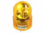Signaller: lighting | rotating light | amber | Series: S100 | 24VDC