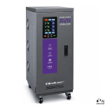 Qoltec Tr&oacute;jfazowy stabilizator napięcia AVR MULTIPROTECTION | 20kVA | Dokładność &plusmn; 3% | Serwomotor 3F | LCD | Expert Line