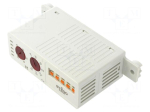 Sensor: temperature and humidity | SPDT | 16A | 240VAC | push-in | IP20