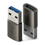 Ringke USB-pistik meessoost Type-C emaspistikuga adapter (2 tk) Gunmetal