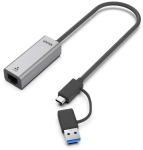 Adapter USB-A/C 3.1 GEN1 RJ45; 2,5 Gbps; U1313C