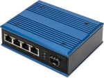 Switch Digitus Digitus 4-pordiline t&ouml;&ouml;stuslik juhita Gigabit Ethernet PoE v&otilde;rgul&uuml;liti, 1 SFP liides