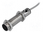 Sensor: inductive | Output conf: PNP / NO | 0&divide;5mm | 10&divide;30VDC | M18