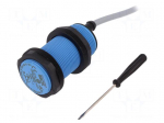 Sensor: capacitive | Range: 3&divide;16mm | Output conf: PNP / NO + NC