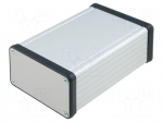 Enclosure: with panel | 1455 | X: 78mm | Y: 120mm | Z: 43mm | aluminium