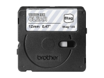 Brother BTAG-135 | White on Clear | Btag