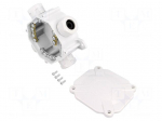 Enclosure: junction box | X: 75mm | Y: 75mm | Z: 35mm | wall mount | IP67