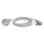 Pagarinātājs 1 ligzda, 10m ar zemējumu 3x1.5 mm&sup2; balts EMOS