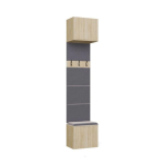 HAGA 1SZ Coat Rack &ndash; Sonoma Oak
