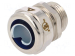Straight terminal connector | Thread: metric,outside | brass | IP68