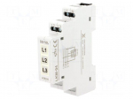 Module: voltage indicator | 3x230VAC | IP20 | DIN | 90x17.5x66mm