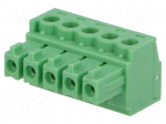 Pluggable terminal block | 3.81mm | ways: 5 | straight | plug | female