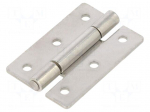 Hinge | Width: 30mm | stainless steel | H: 45mm