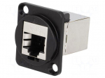 Coupler | FT | Cat: 6 | shielded | Layout: 8p8c | RJ45 socket,both sides