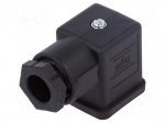 Connector: valve connector | plug | form A | 18mm | female | PIN: 4 | mPm