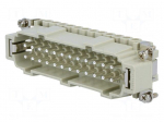 Connector: HDC | male | CNE | PIN: 24 | 24+PE | size 104.27 | 16A | 500V
