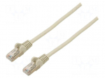 Patch cord | SF/UTP | 5e | stranded | CCA | PVC | grey | 50m | 26AWG