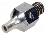Nozzle: desoldering | 1.8x3.3mm | for WEL.DS80 desoldering iron