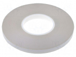 Tape: fixing | W: 12mm | L: 55m | Thk: 0.25mm | double-sided | acrylic