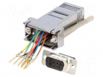Transition: adapter | RJ45 socket,D-Sub 9pin male