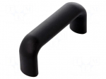 Handle | Mat: technopolymer (PP) | black | H: 44mm | L: 100mm | W: 23mm