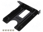 Hard discs housing: 2,5" | stores 1x HDD/SSD 2,5" | black